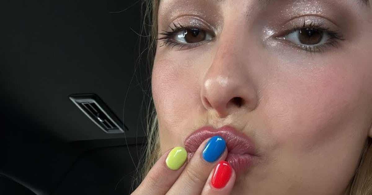 TikTok's Colorful "Dopamine Nail" Trend Will Boost Your Mood