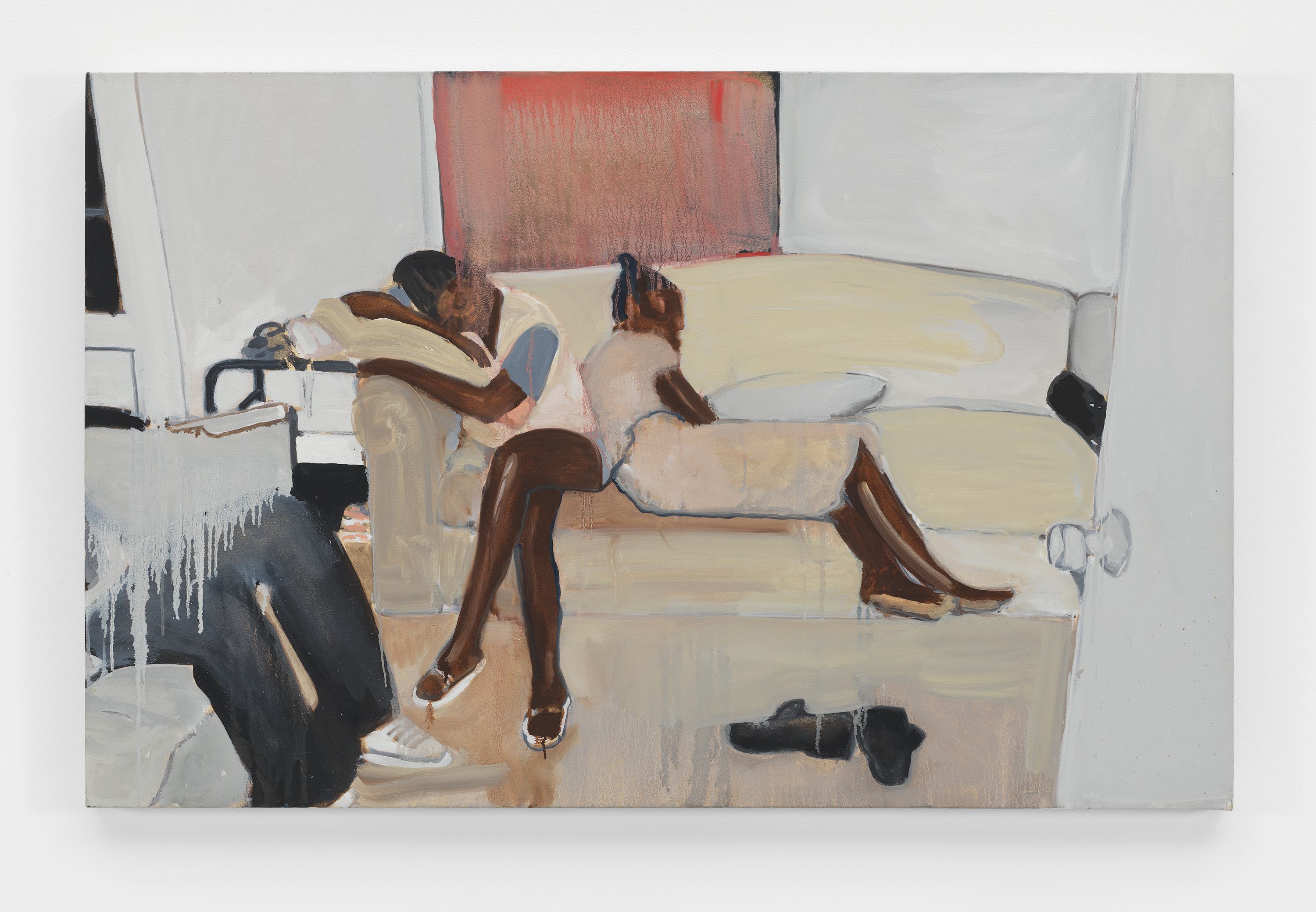 Noah Davis, Untitled, 2015. Oil on canvas. 32 × 50 in. (81.3 × 127 cm). 