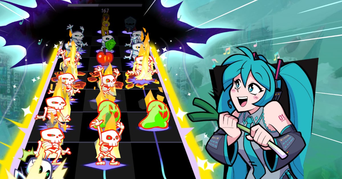 Hatsune Miku Invades The Most Original Rhythm Game On Steam In A New DLC