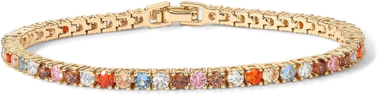 PAVOI 14K Gold Plated Tennis Bracelet