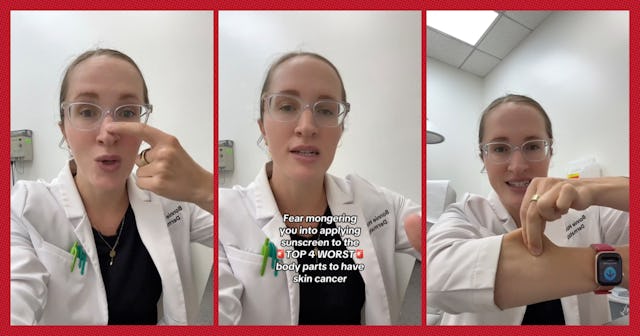 A dermatologist explains the four worst places to get skin cancer.