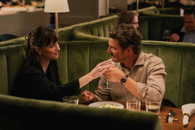 Johnson as Lucy and Pascal as Harry in Materialists