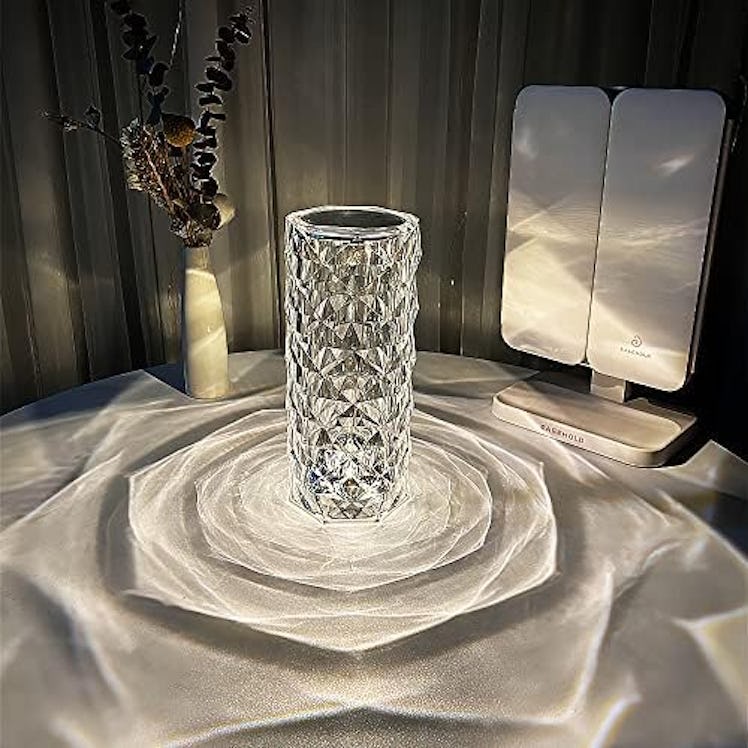 BGFHome Color-Changing Crystal Table Lamp