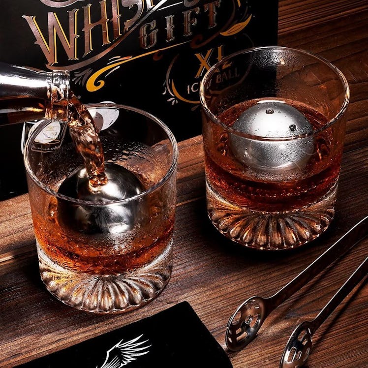 PONPUR Reusable Whiskey Balls (4-Pack)