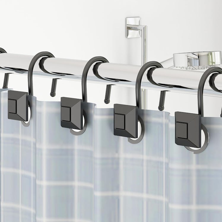 GILLAS Shower Curtain Decorative Hooks (Set of 12) 