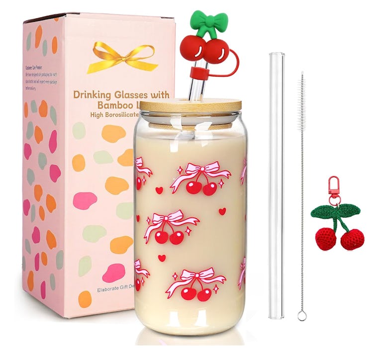 Mason Life Coquette Glass Cup