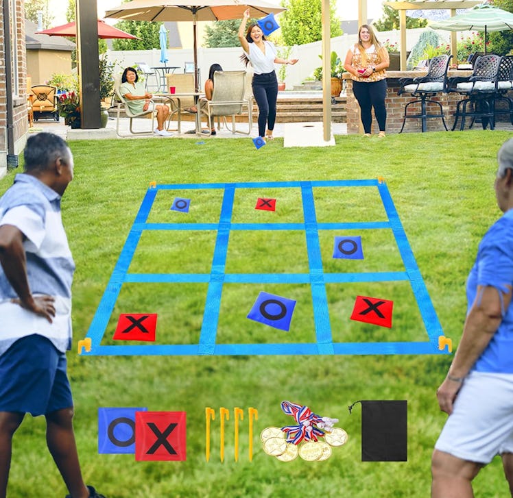 CWLAKON Outdoor Giant Tic Tac Toe Game