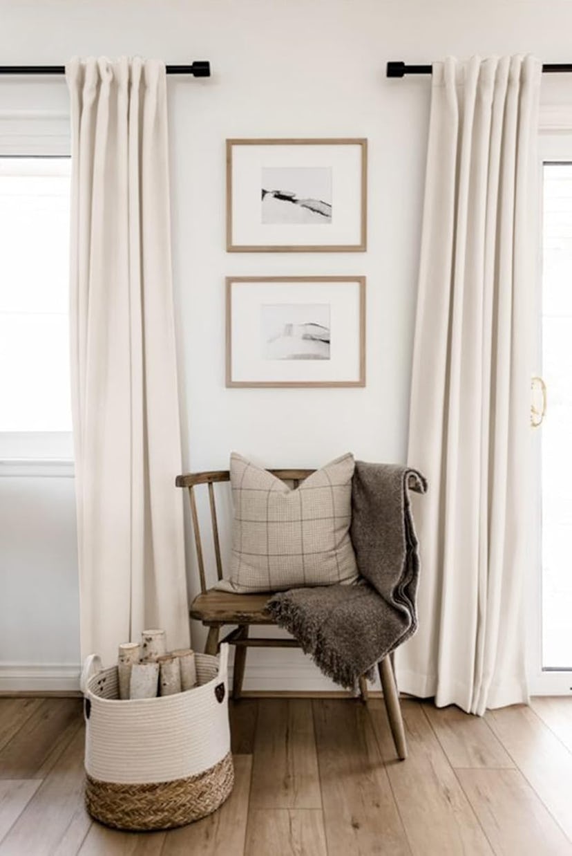 Blackout Shield Linen Blackout Curtains