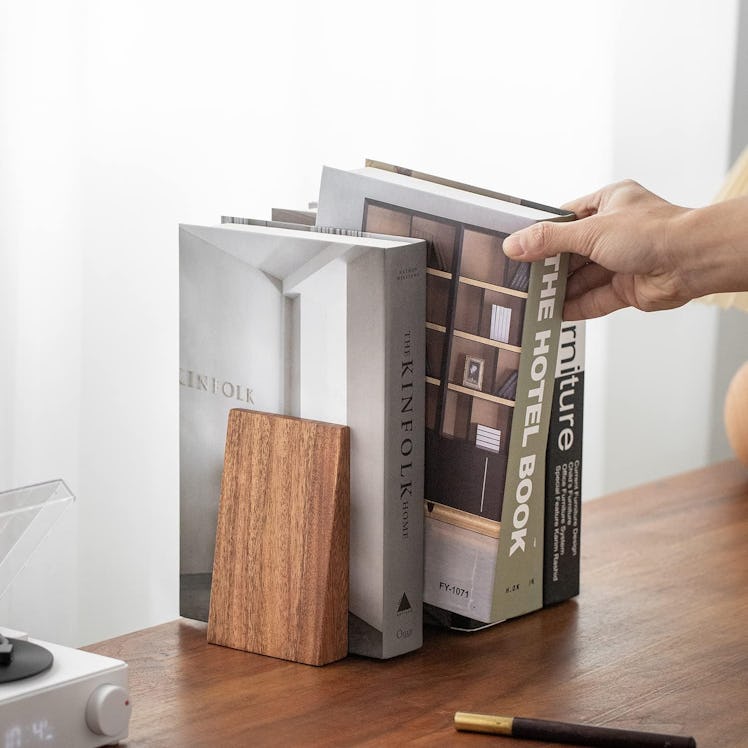 Muso Wood Bookends (Set of 2)