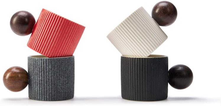 CLASGLAZ Ceramic Mini Espresso Cup (2-Pack)