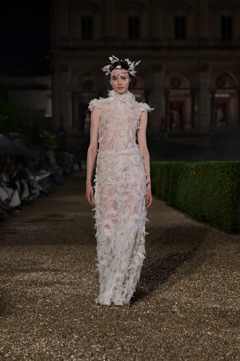 a look from dior resort 2026 collection shown in rome