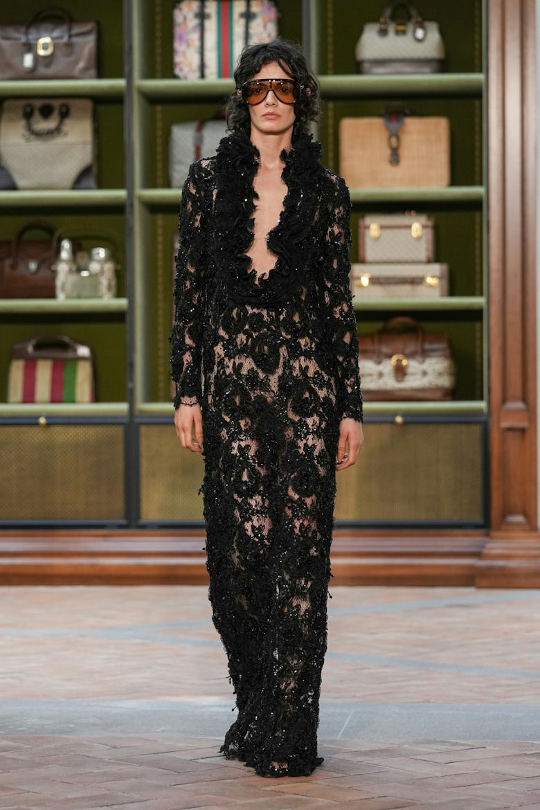 a look from gucci resort 2026