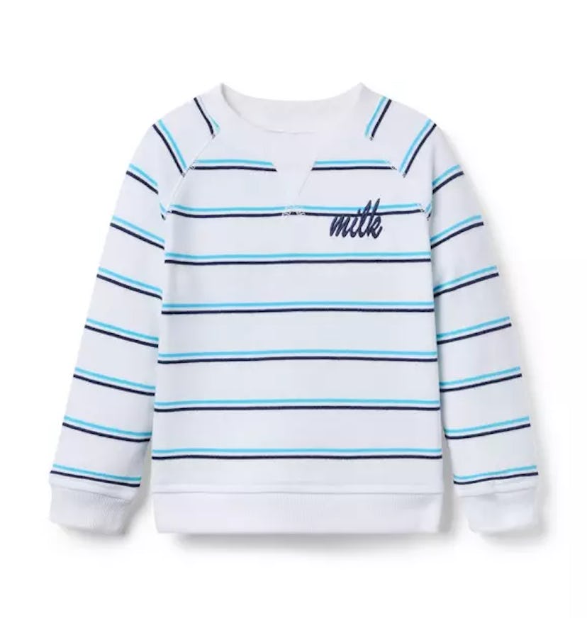 Milk Bar x Janie and Jack Striped Sweatshirt