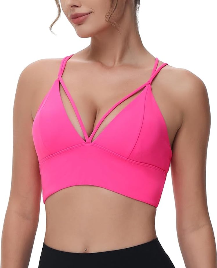 MotoRun Strappy Sports Bra