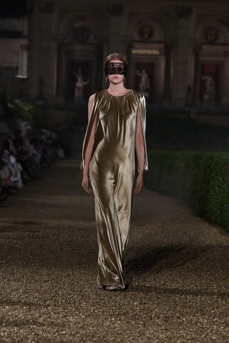 a look from dior resort 2026 collection shown in rome