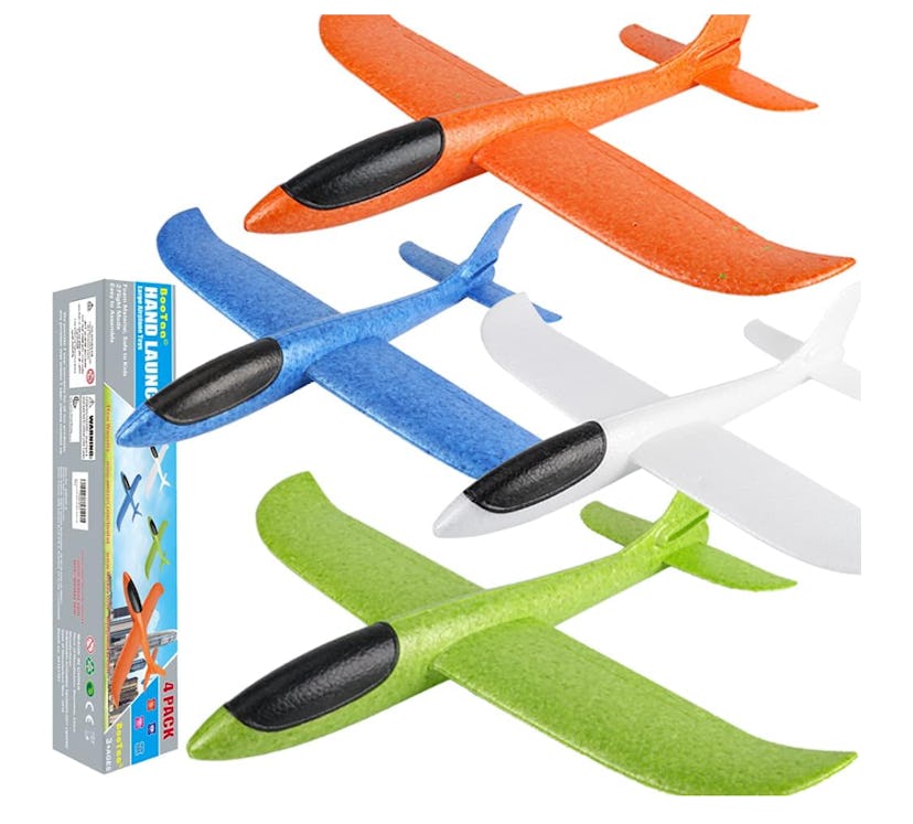 BooTaa 4 Pack Flying Airplanes