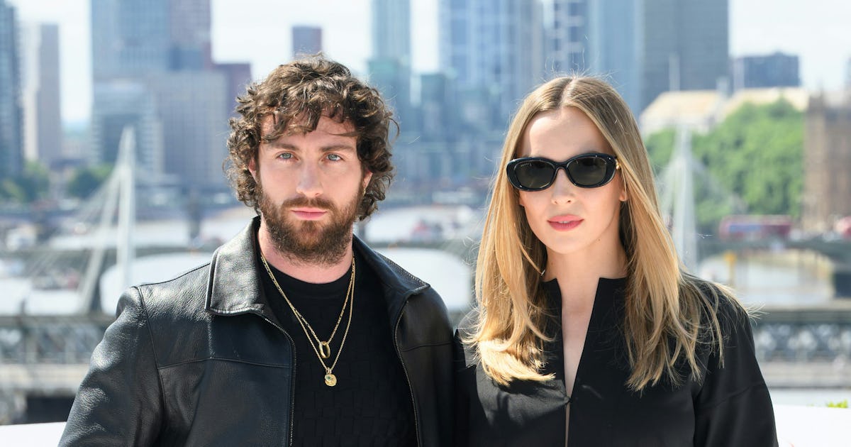 Aaron Taylor-Johnson & Jodie Comer Match Each Other ’70s Chic Freak