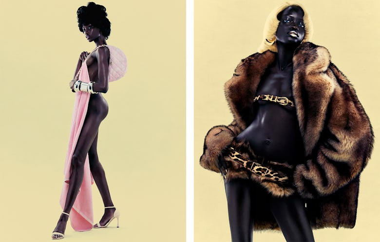 Sheila Bawar and Athiec Geng in W Magazine