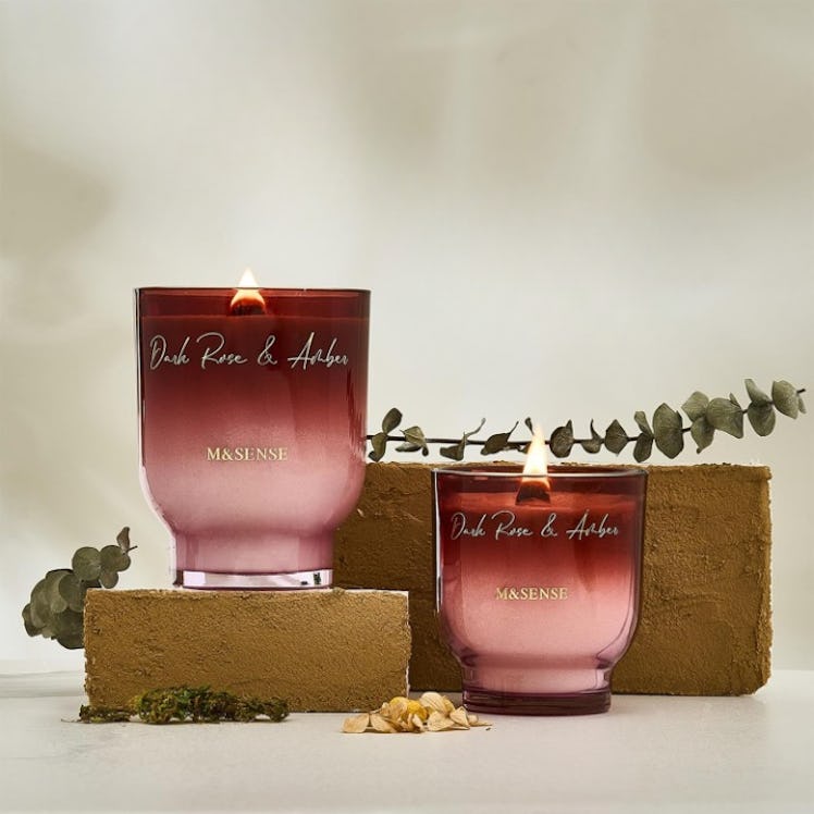 M&SENSE Soy Candle With Wooden Wick