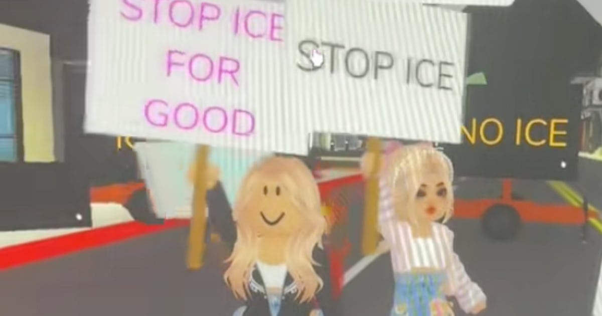 Kids On Roblox Are Protesting ICE