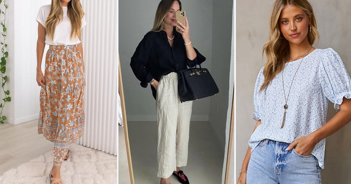 These Clothes Are Selling Out On Amazon Because They're So Flattering & Comfy