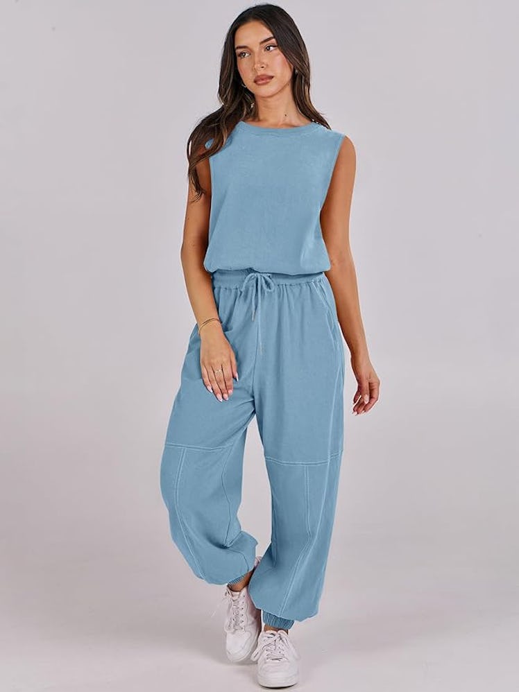 ANRABESS Sleeveless Jumpsuit