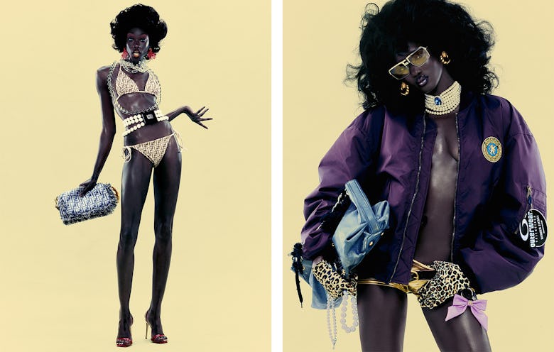 Sheila Bawar and Abény Nhial in W Magazine