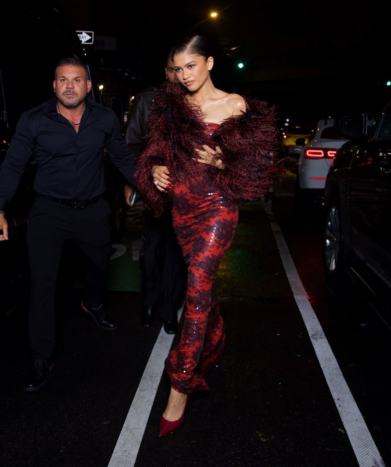 Zendaya at the 2025 Met Gala after party.