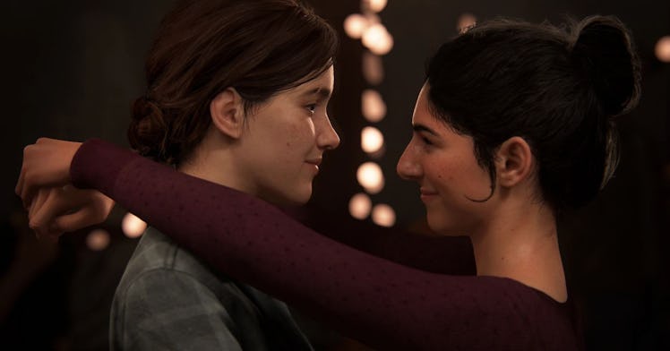 Ellie and Dina in The Last of Us Part II