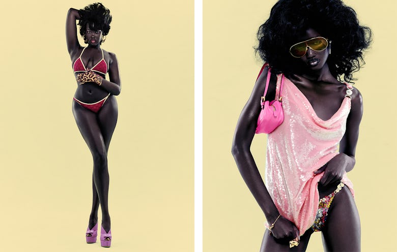 Ajok Daing and Abény Nhial in W Magazine