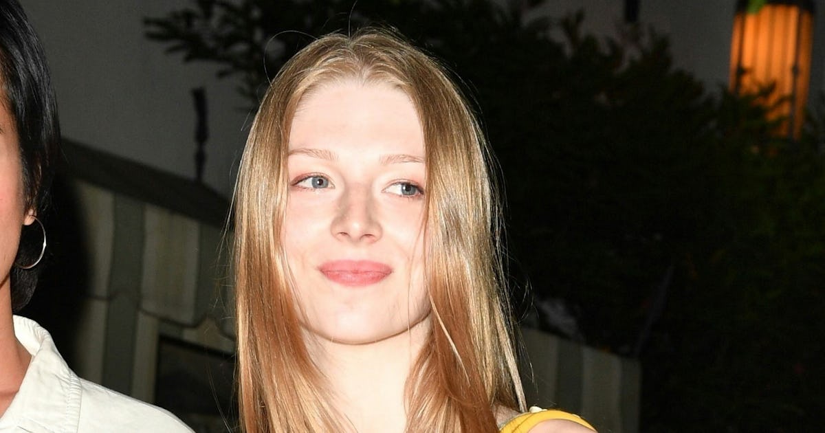 Hunter Schafer Brightens Up Her Going Out Look With a Sold-Out Runway Bag