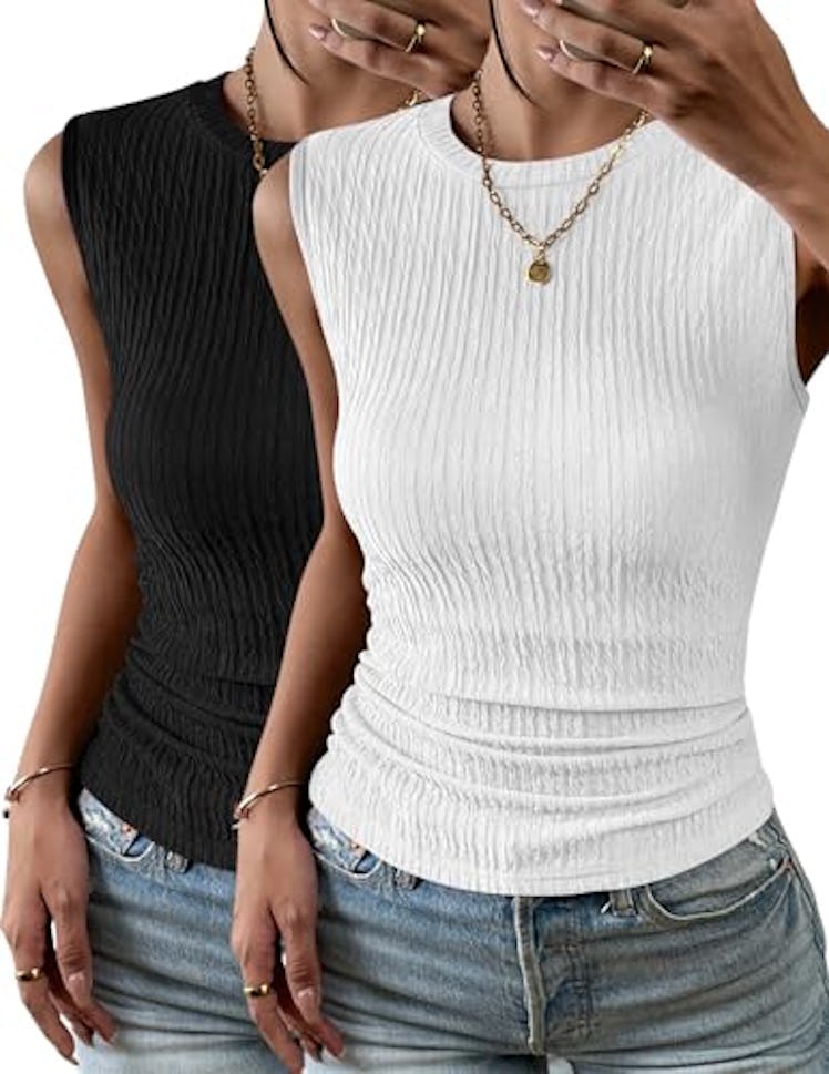Zeagoo Textured Tanks (2-Pack)