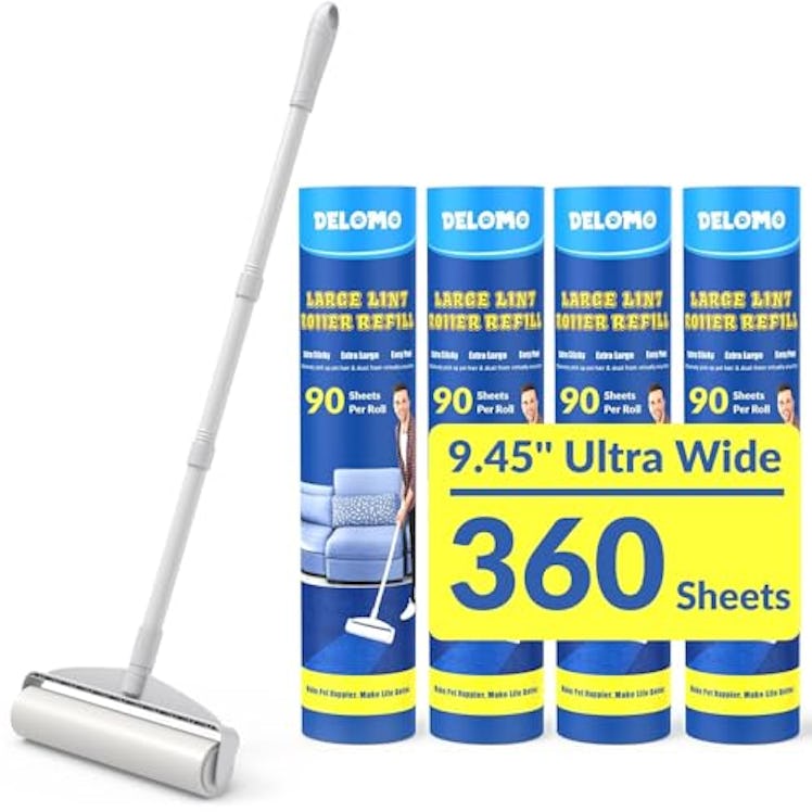 DELOMO Large Lint Rollers for Carpet