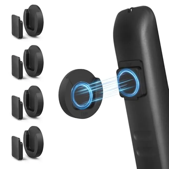 YYILIS Magnetic Wall Mount Remote Control Holder (4-Pack)