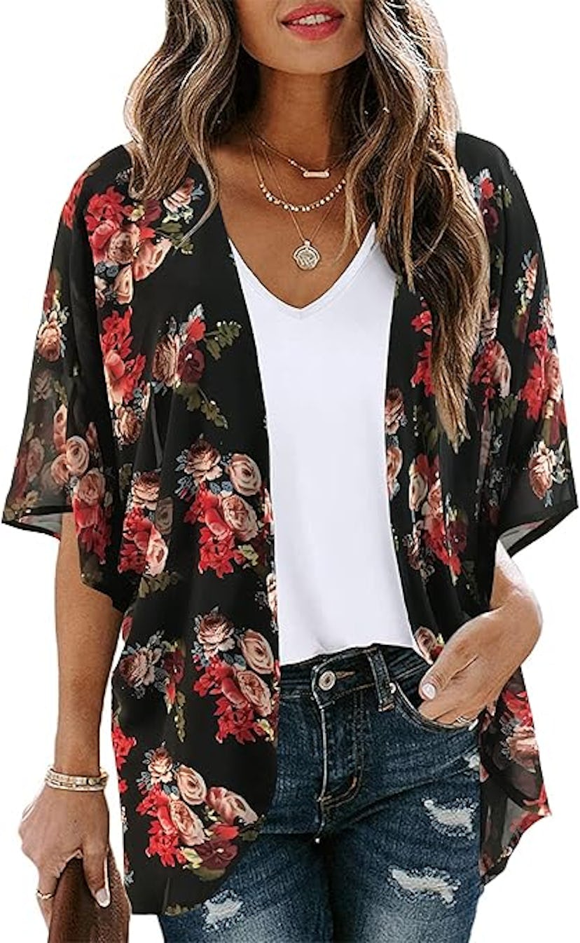 CHICGAL Floral Cardigan