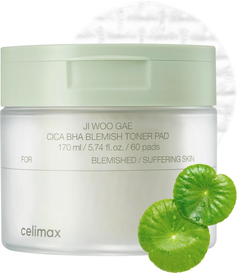celimax Ji.Woo.Gae CICA Blemish Toner Pad (60-Pieces)