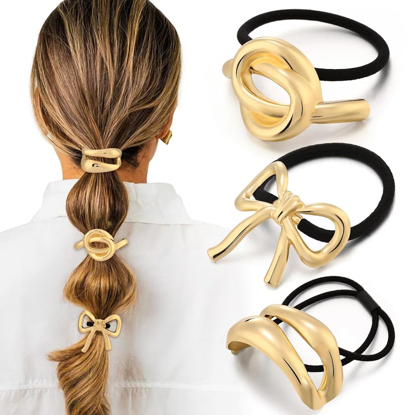 Yougeigy Hair Cuff Hair Ties (3-Pack)