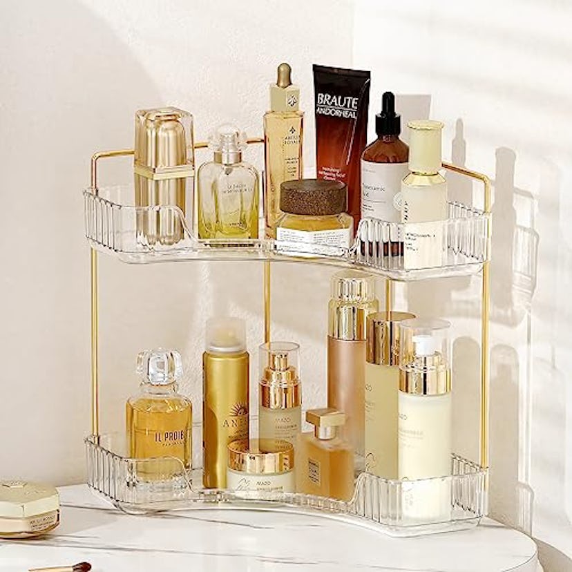 INVSSENE Corner Bathroom Countertop Organizer