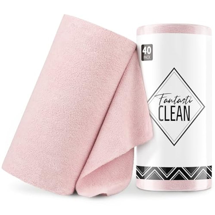 Fantasticlean Microfiber Cleaning Cloth Roll (40-Pack)