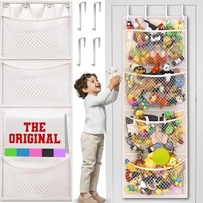 The Original Stuffed Animal Storage (Patent Pending) - Over Door Organizer for Stuffies, Baby Ideas ...