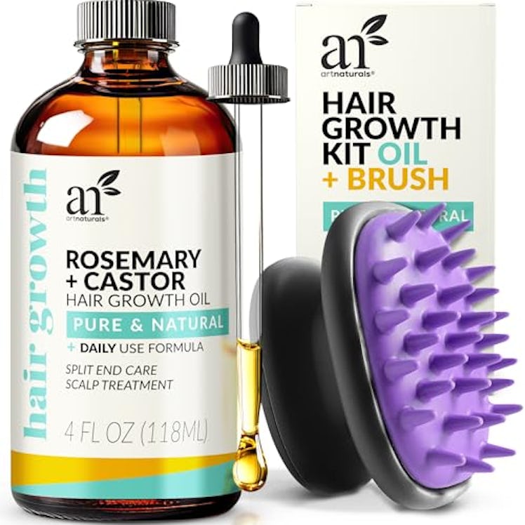 ArtNaturals Hair Growth Oil & Massager Set 