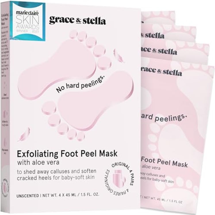grace & stella Foot Peel Mask (4 Pairs)
