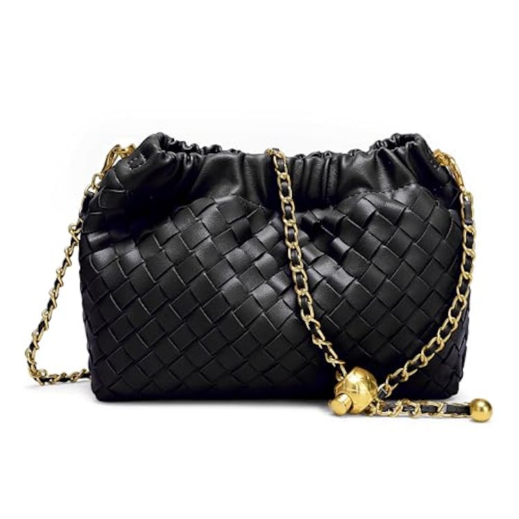 Joryin Woven Women's Crossbody Bag & Evening Purse, Trendy Dumpling Clutch & Hobo Cloud Shoulder Bag...