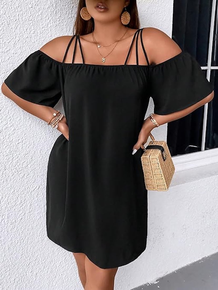 SOLY HUX Off-Shoulder Dress
