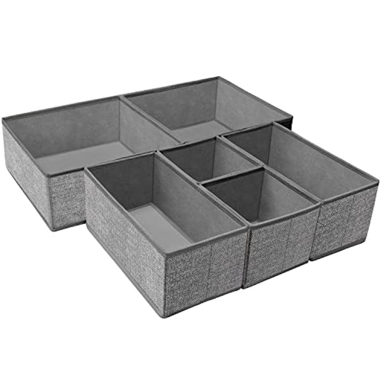 Criusia Foldable Underwear Drawer Organizer