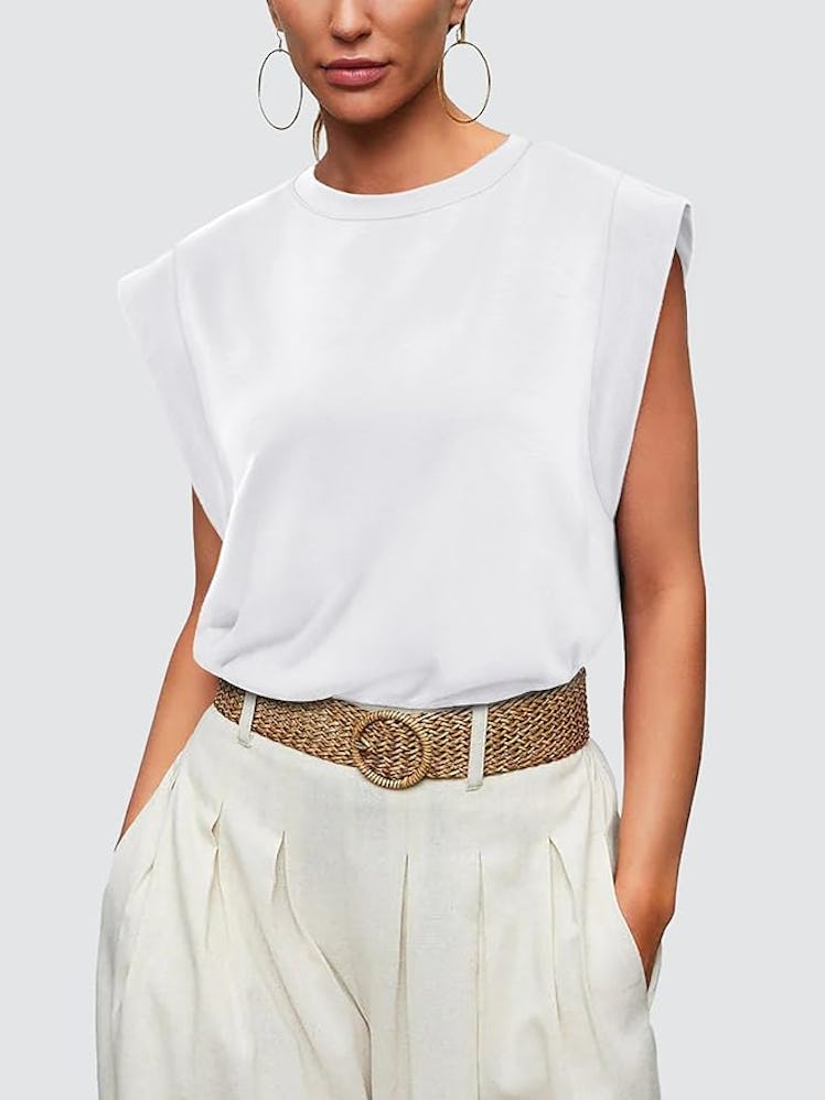 WIHOLL Cap Sleeve Top