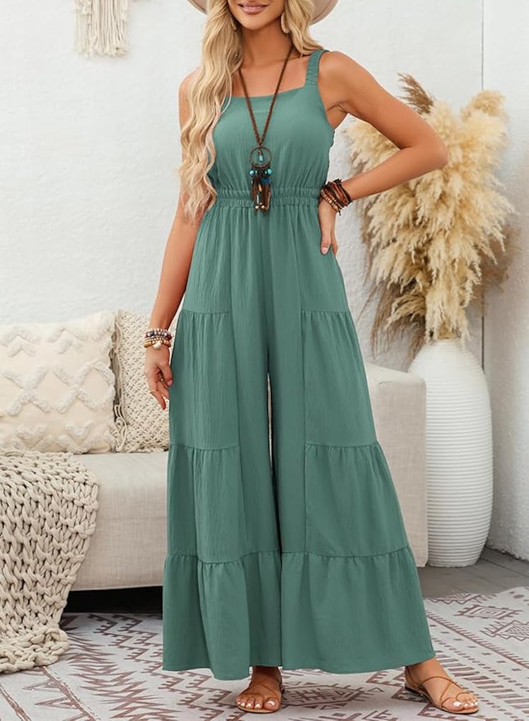 BLENCOT Flare Leg Jumpsuit