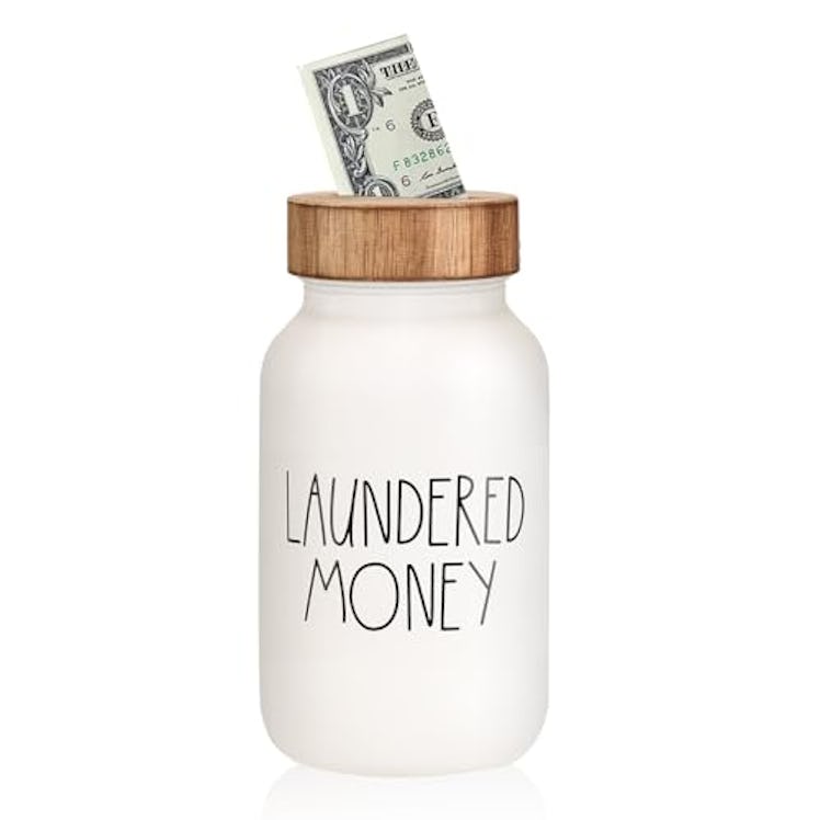 Onzbala Laundry Room Coin Jar
