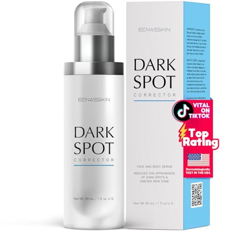 EnaSkin Dark Spot Remover Face & Body Serum: Age Spot Sun Spot Freckles Melasma Brown Spot - Advance...