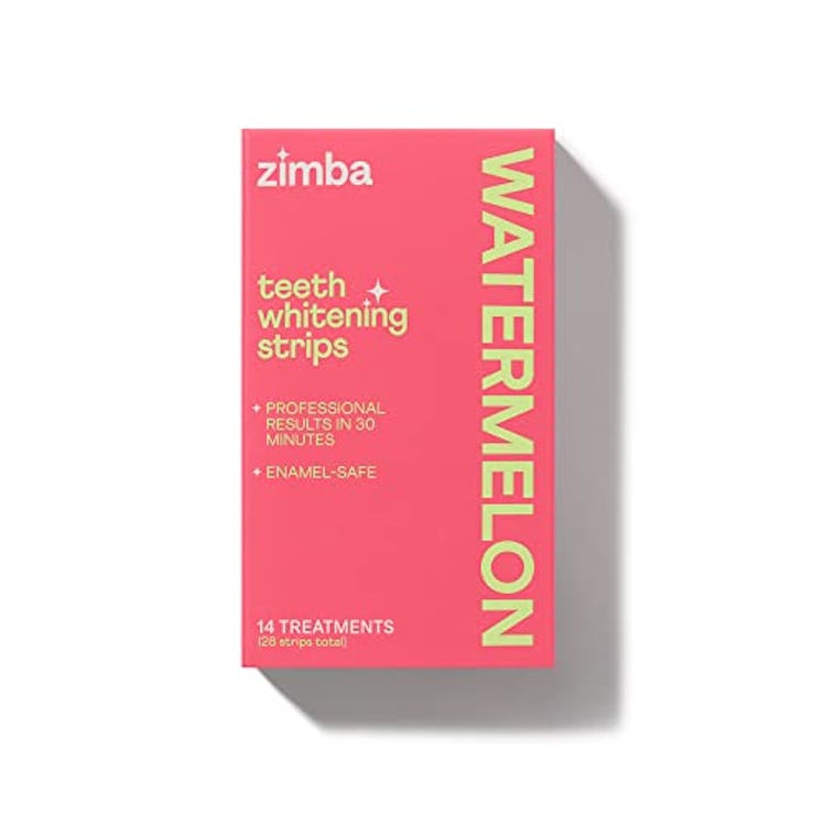 Zimba Watermelon-Flavored Teeth Whitening Strips (28-Pack)